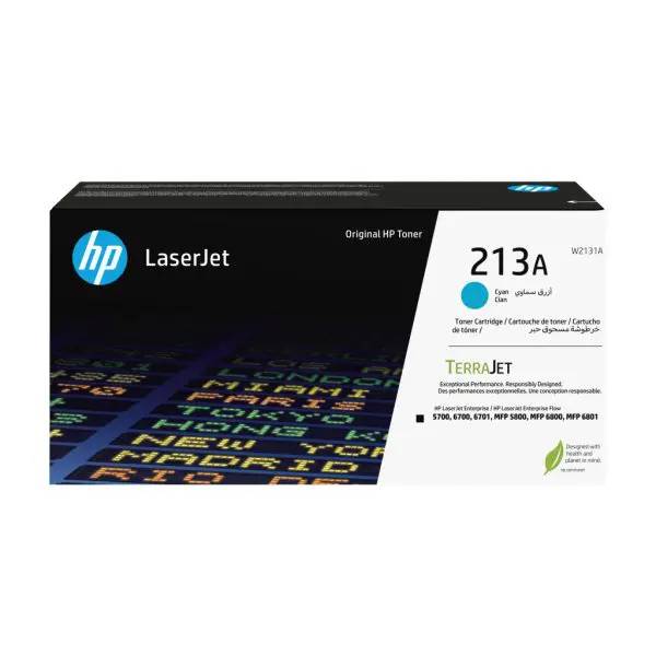 HP 213A Cyan Original LaserJet Toner Cartridge