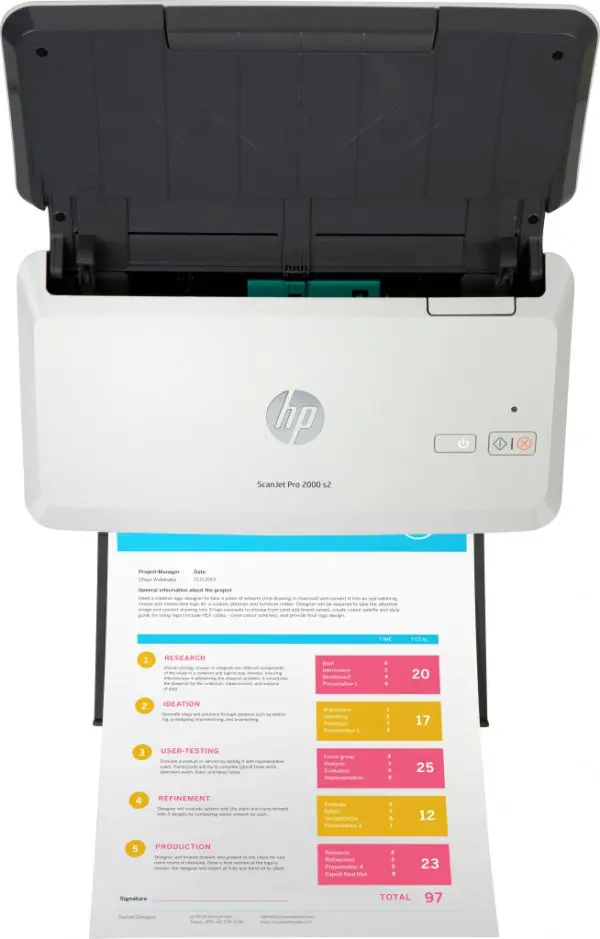 HP ScanJet Pro 2000 s2 Sheet-fed scanner 600 x 600 DPI A4 Black, White - Image 9