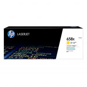 HP 658X High Yield Yellow Original LaserJet Toner Cartridge