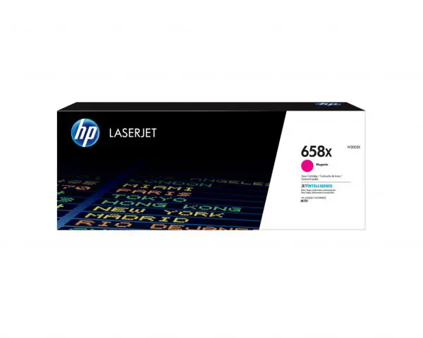 HP 658X High Yield Magenta Original LaserJet Toner Cartridge