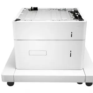HP LaserJet 1x550-sheet and 2000-sheet HCI Feeder and Stand