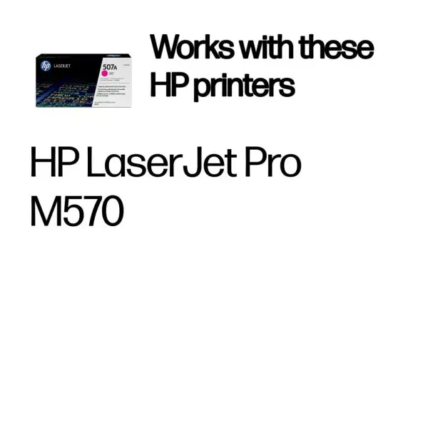 HP 507A Magenta Original LaserJet Toner Cartridge - Image 2