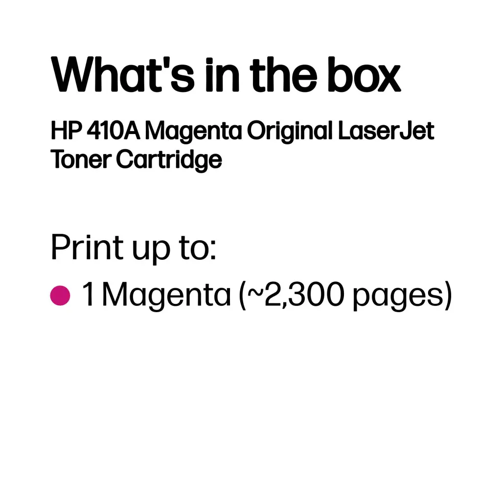 HP 410A Magenta Original LaserJet Toner Cartridge - Image 3