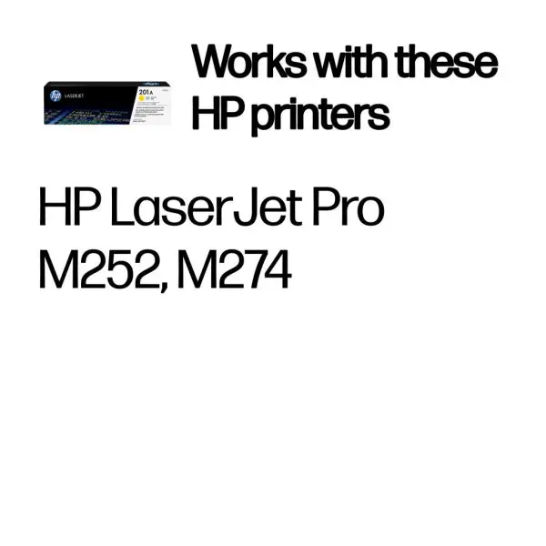HP 201A Yellow Original LaserJet Toner Cartridge - Image 2