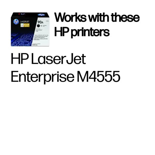 HP 90A Black Original LaserJet Toner Cartridge - Image 2