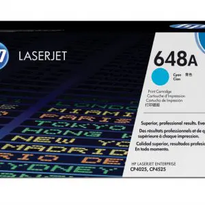 HP 648A Cyan Original LaserJet Toner Cartridge
