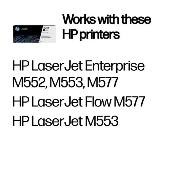 HP 508X High Yield Black Original LaserJet Toner Cartridge - Image 2