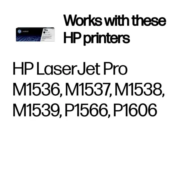 HP 78A Black Original LaserJet Toner Cartridge - Image 2