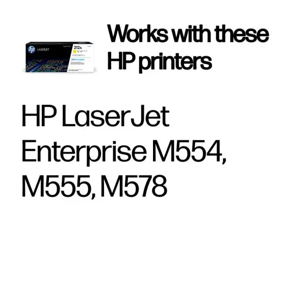 HP 212A Yellow Original LaserJet Toner Cartridge - Image 2