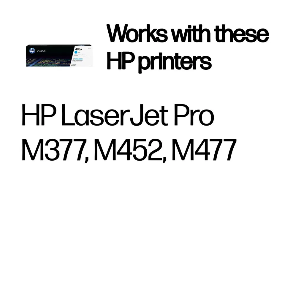 HP 410A Cyan Original LaserJet Toner Cartridge - Image 2