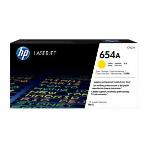 HP 654A Yellow Original LaserJet Toner Cartridge