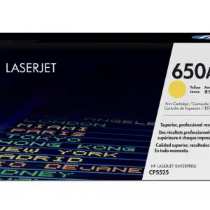 HP 650A Yellow Original LaserJet Toner Cartridge