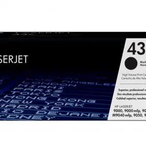 HP 43X High Yield Black Original LaserJet Toner Cartridge
