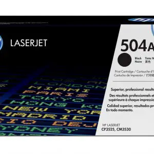 HP 504A Black Original LaserJet Toner Cartridge