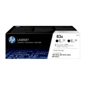 HP 83A 2-pack Black Original LaserJet Toner Cartridges