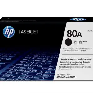 HP 80A Black Original LaserJet Toner Cartridge