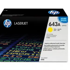 HP 643A Yellow Original LaserJet Toner Cartridge