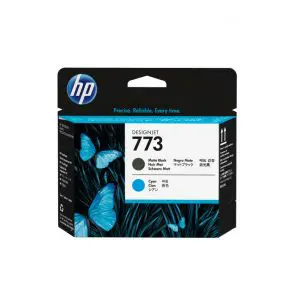 HP 773 Matte Black/Cyan DesignJet Printhead