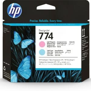 HP 774 Light Magenta/Cyan DesignJet Printhead