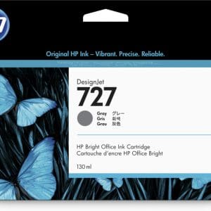 HP 727 130-ml Gray DesignJet Ink Cartridge